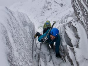 Winter Mountaineering on the Northern Pinnacles of Liathach