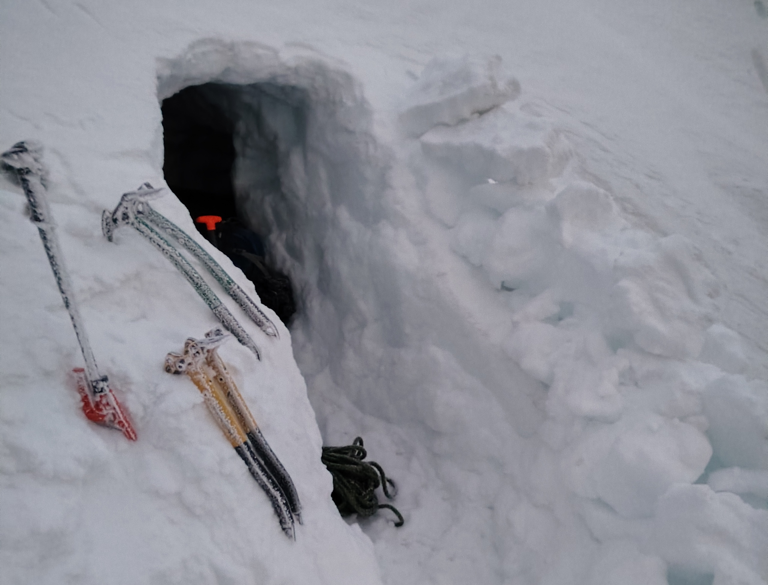 The Entrance Way into a Snow Hole